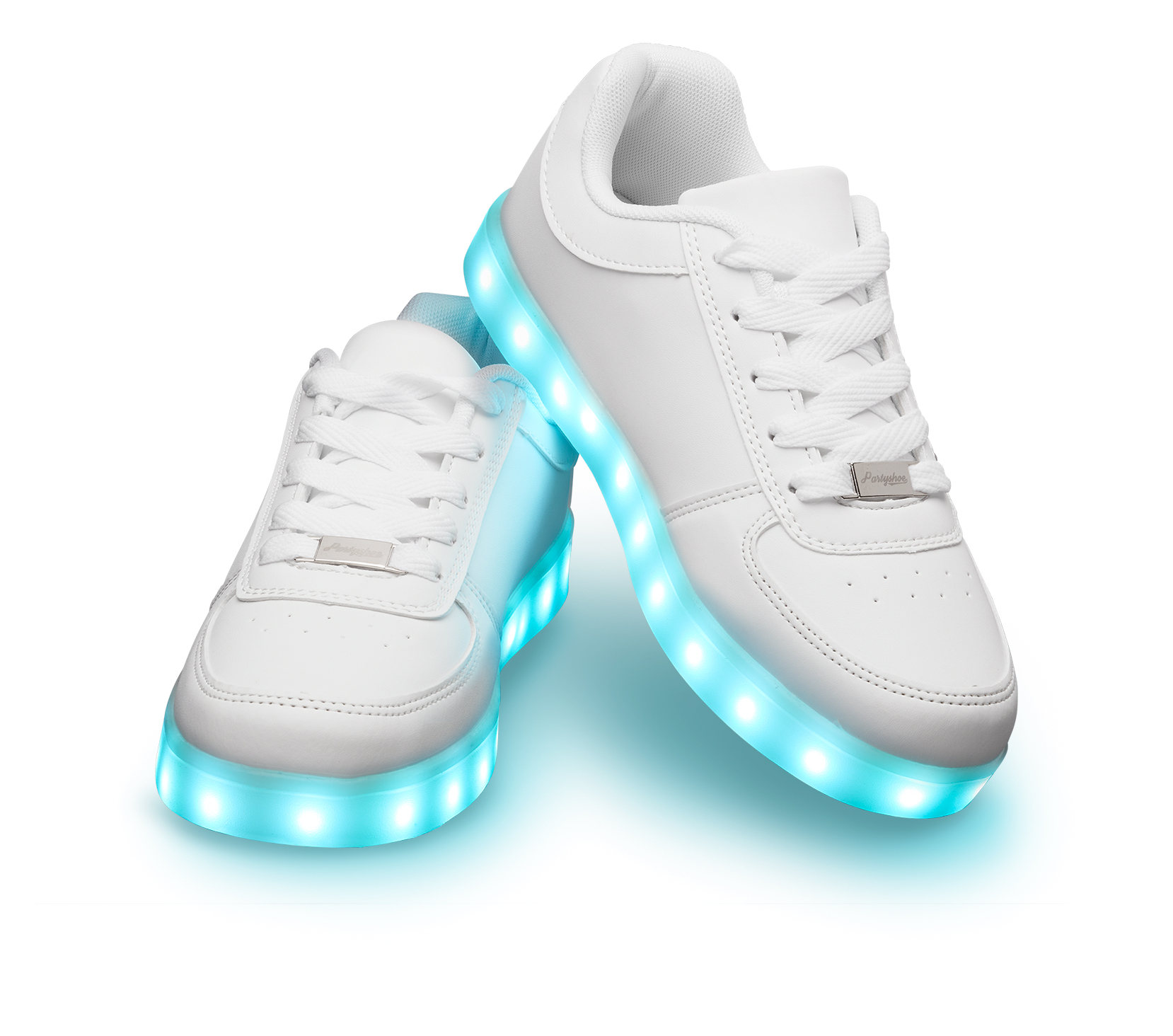 LED Shoes white - Partyshoe